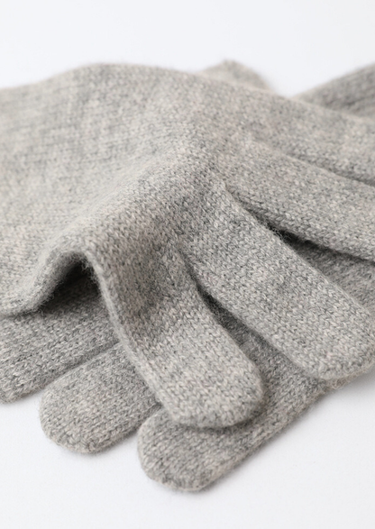Pure Extra-Fine Merino Wool Wintertime Essentials - Light Gray | Portovelli