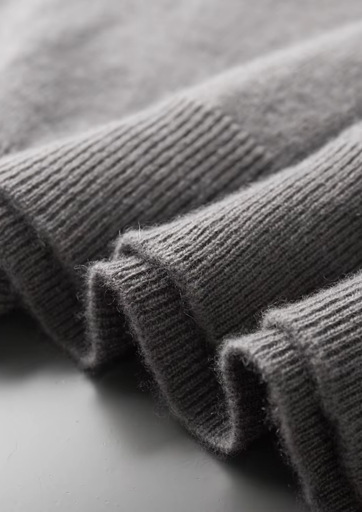 Premium Cashmere Mock Neck T-Shirt | Portovelli