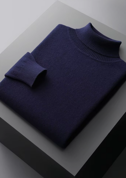 Pure Extra-Fine Merino Wool Classic Rollneck | Portovelli