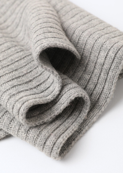 Pure Extra-Fine Merino Wool Wintertime Essentials - Light Gray | Portovelli