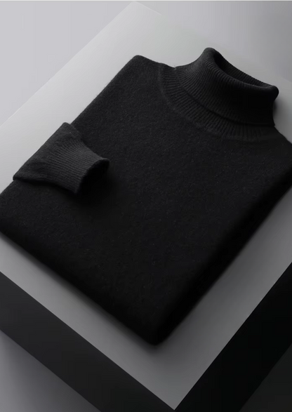Pure Extra-Fine Merino Wool Classic Rollneck | Portovelli