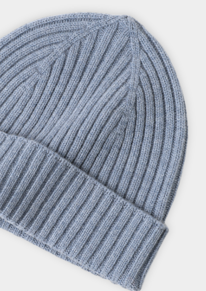 Pure Extra-Fine Merino Wool Wintertime Essentials - Light Blue | Portovelli