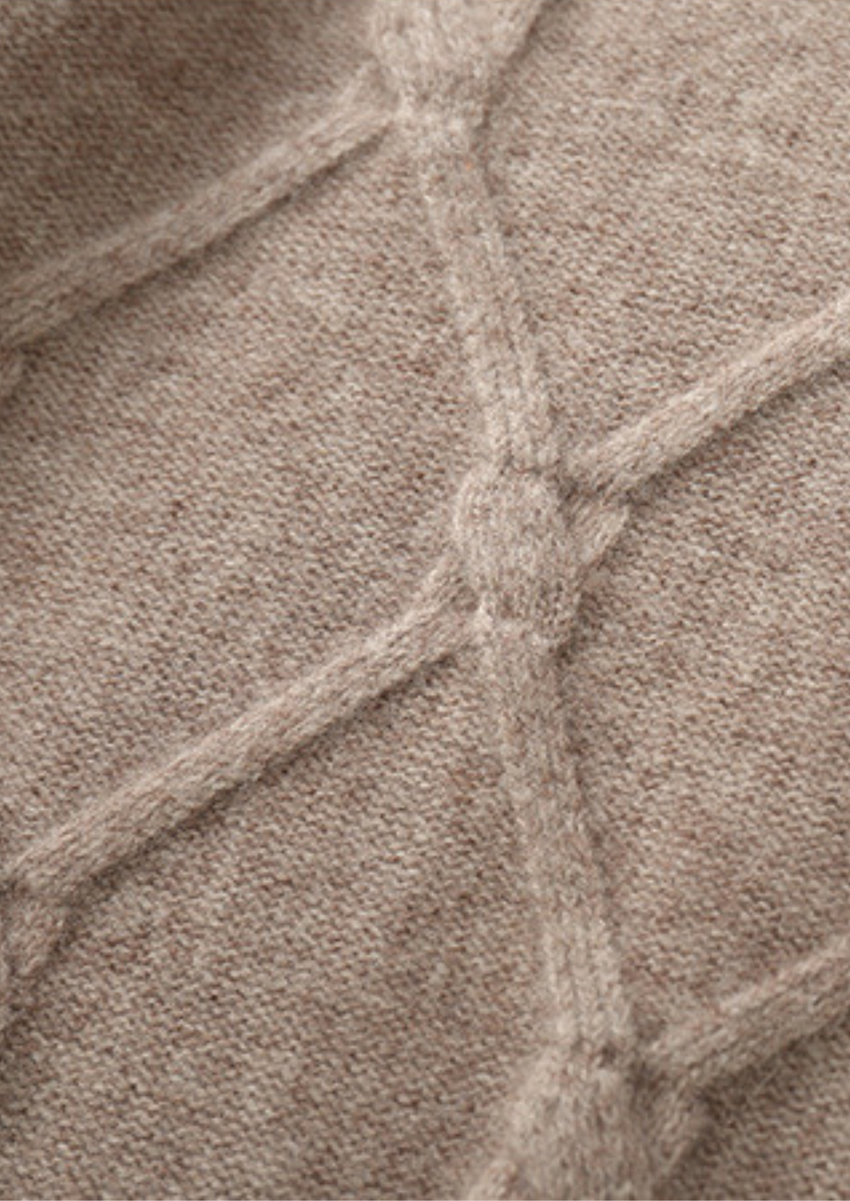 Pure Extra-Fine Merino Wool Cable Crewneck | Portovelli