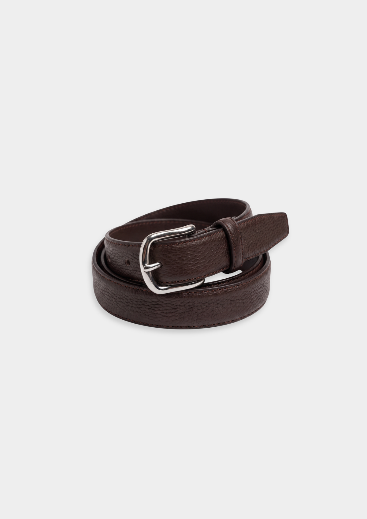 Brown Essential Leather Belt | Portovelli