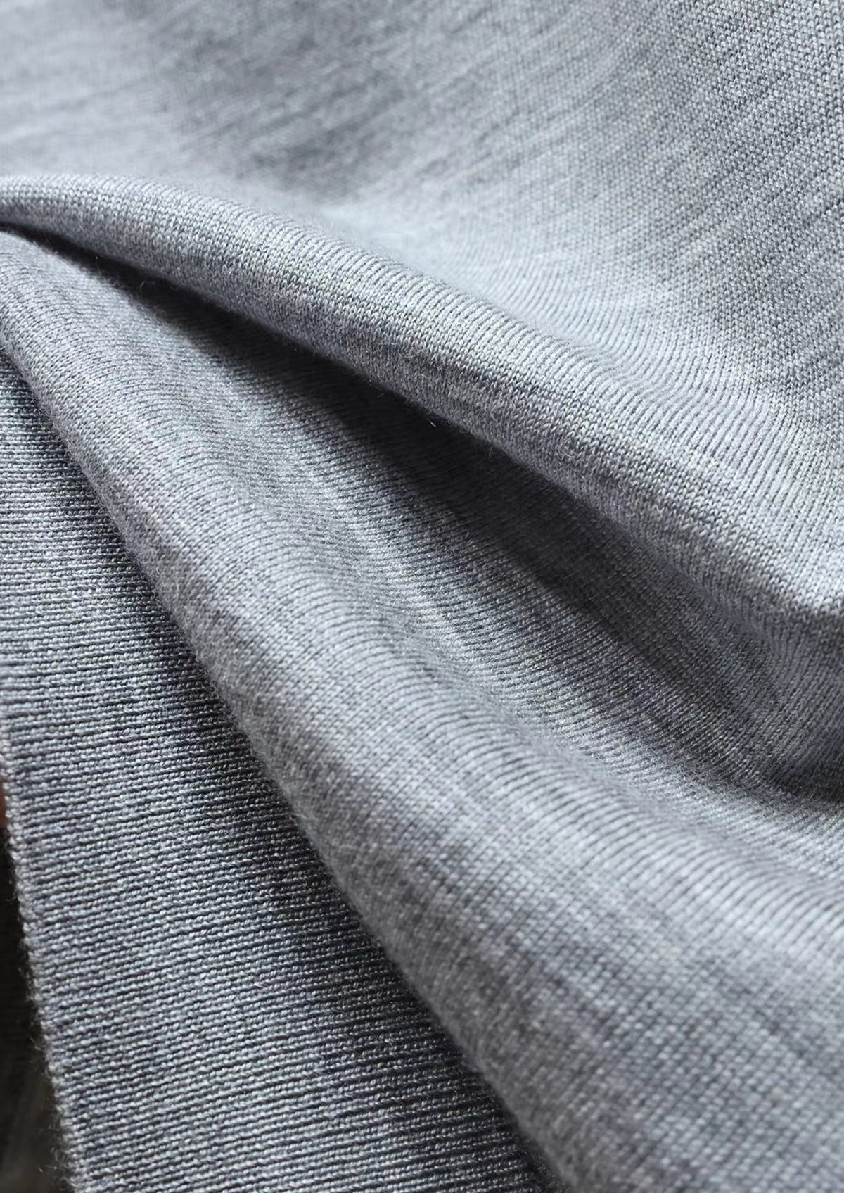 Ellis Light Gray Lightweight Polo Shirt | Portovelli