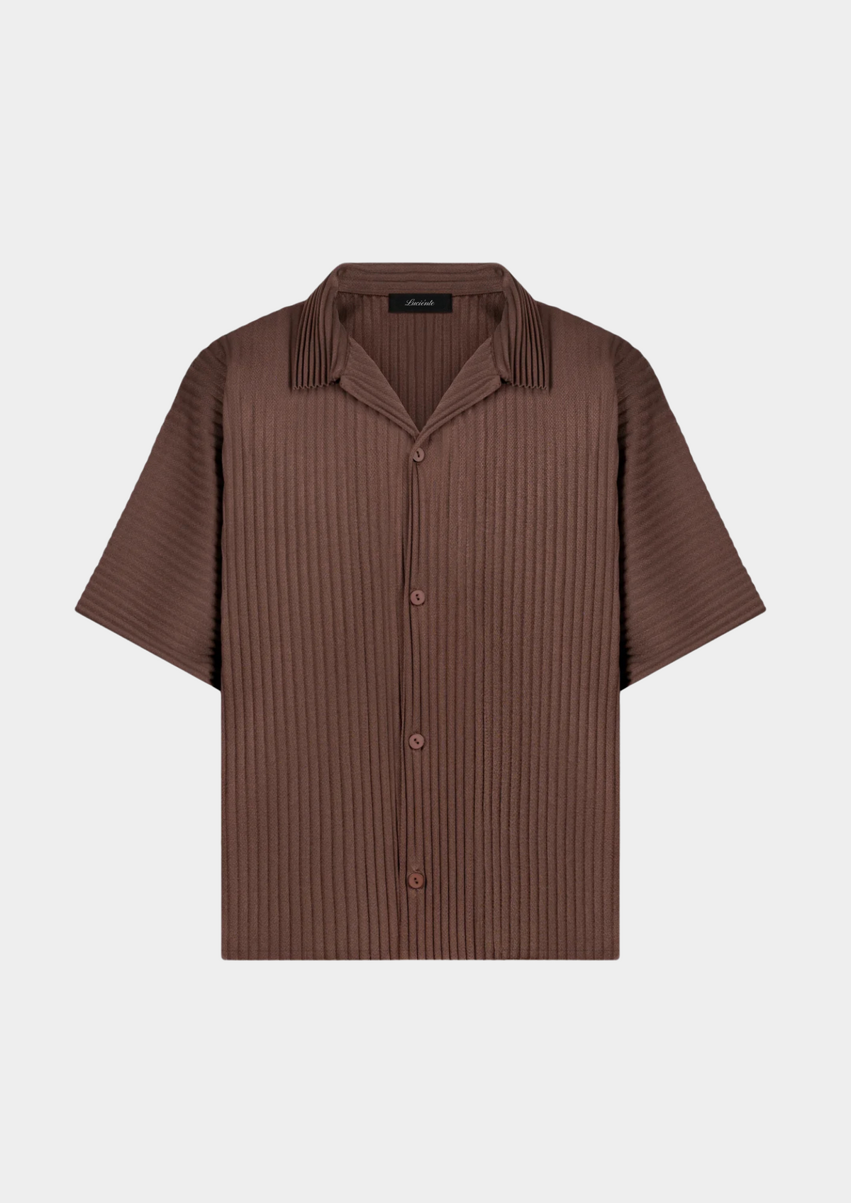 Coffee Pleated Summer Set | Portovelli