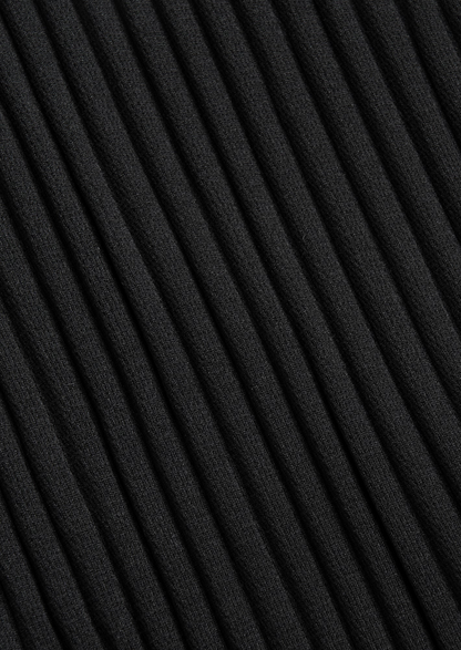 Black Pleated Summer Set | Portovelli