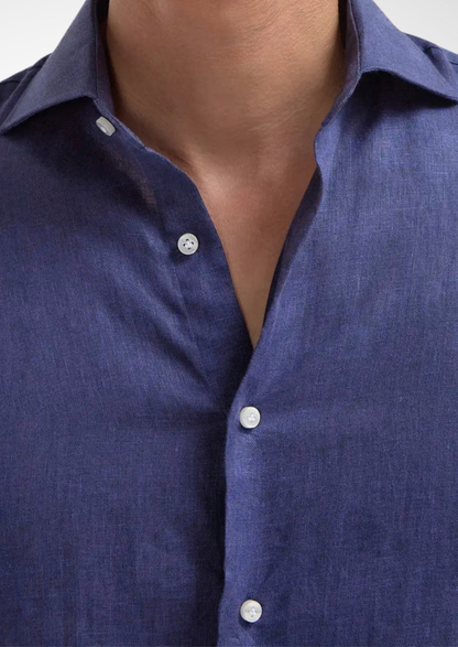 Portofino Coastal Shirt - Blue | Portovelli