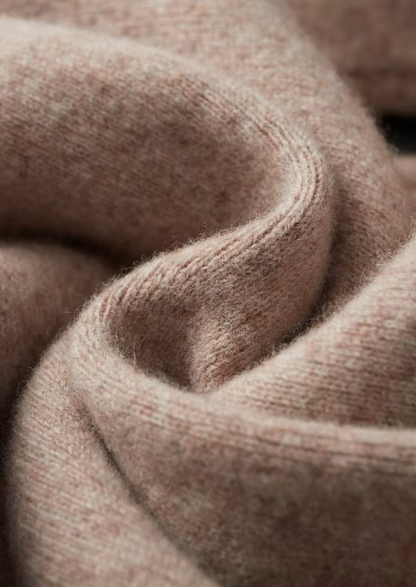 Pure Extra-Fine Merino Wool Beige Savro Set | Portovelli