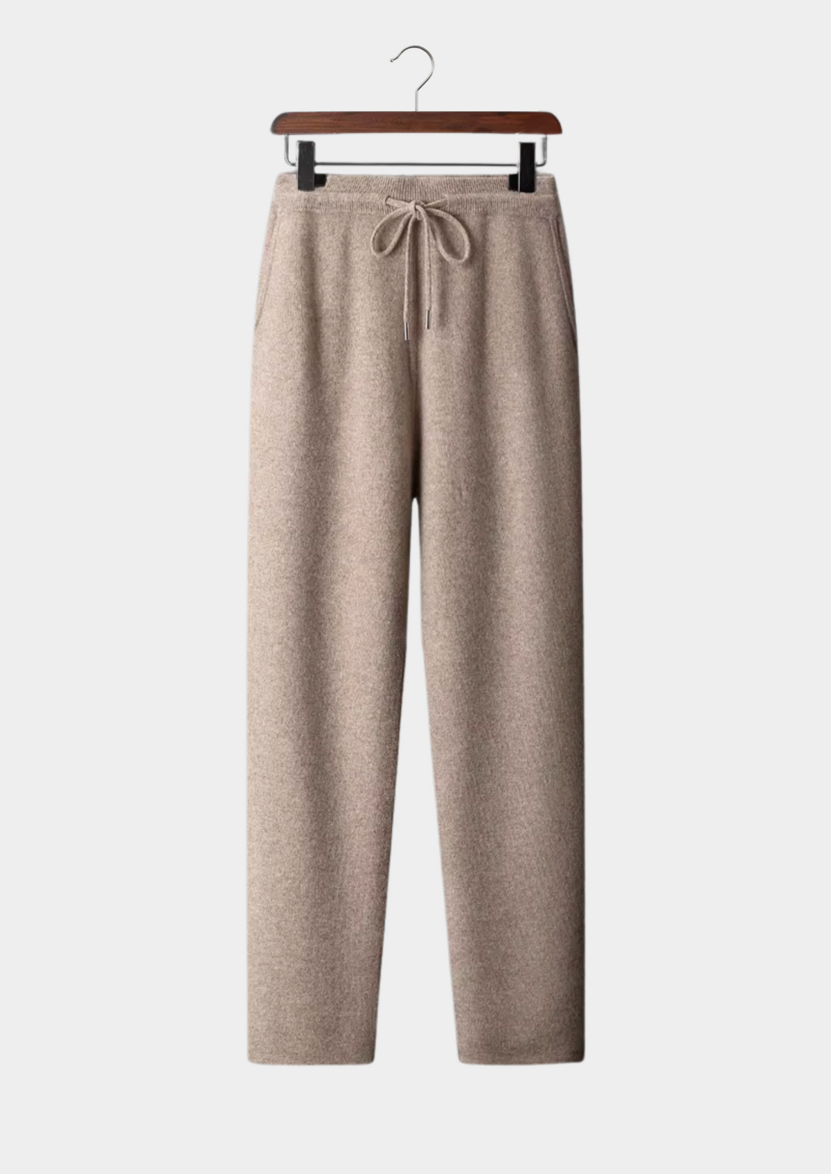 Pure Extra-Fine Merino Wool Leisure Trousers | Portovelli