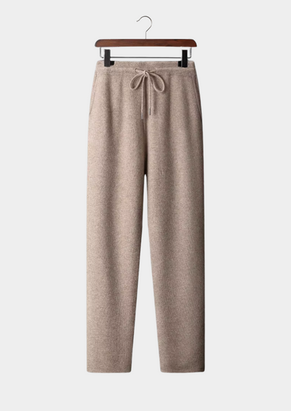 Pure Extra-Fine Merino Wool Leisure Trousers | Portovelli