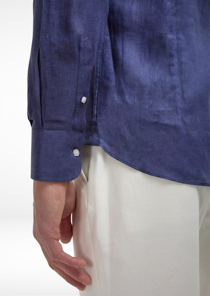 Portofino Coastal Shirt - Blue | Portovelli