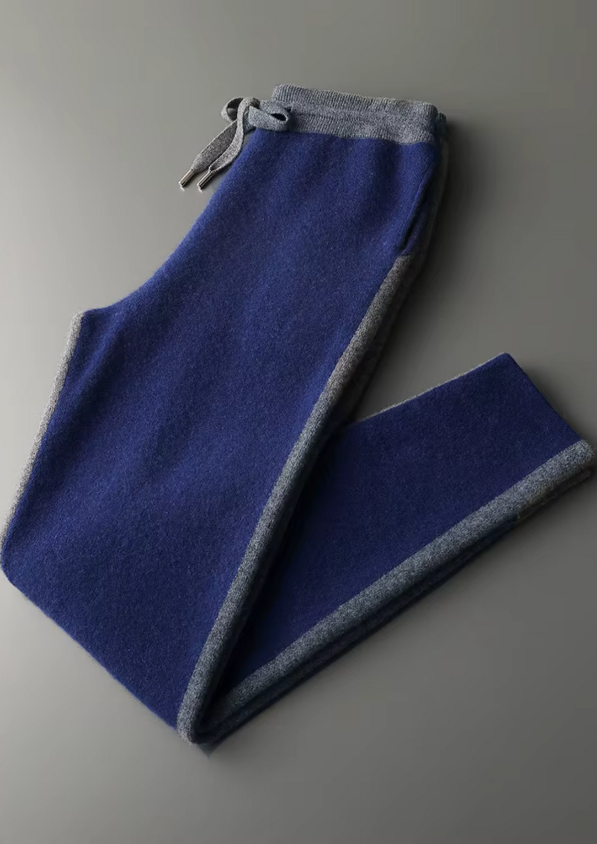 Premium Cashmere Navy Blue Torino Leisure Set | Portovelli