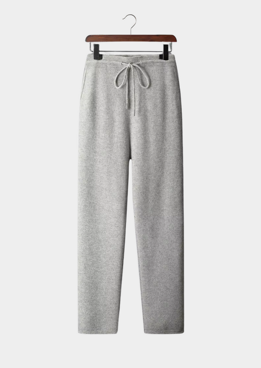 Pure Extra-Fine Merino Wool Leisure Trousers | Portovelli