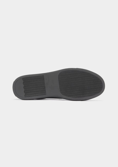 Black Essential Leather Sneaker | Portovelli