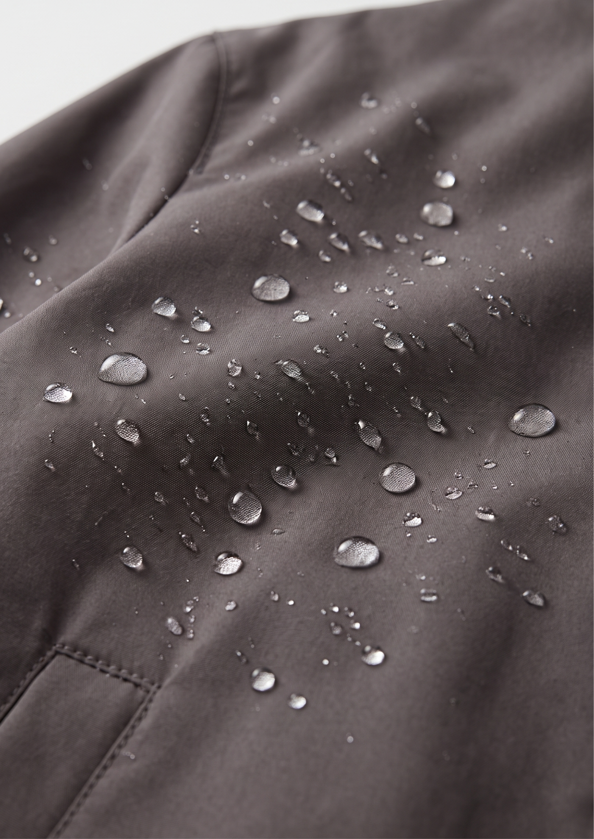 Fog Gray Technical Windbreaker Jacket | Portovelli