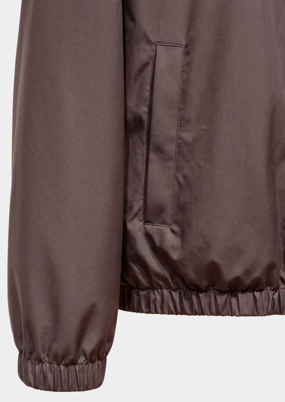 Coffee Technical Windbreaker Jacket | Portovelli