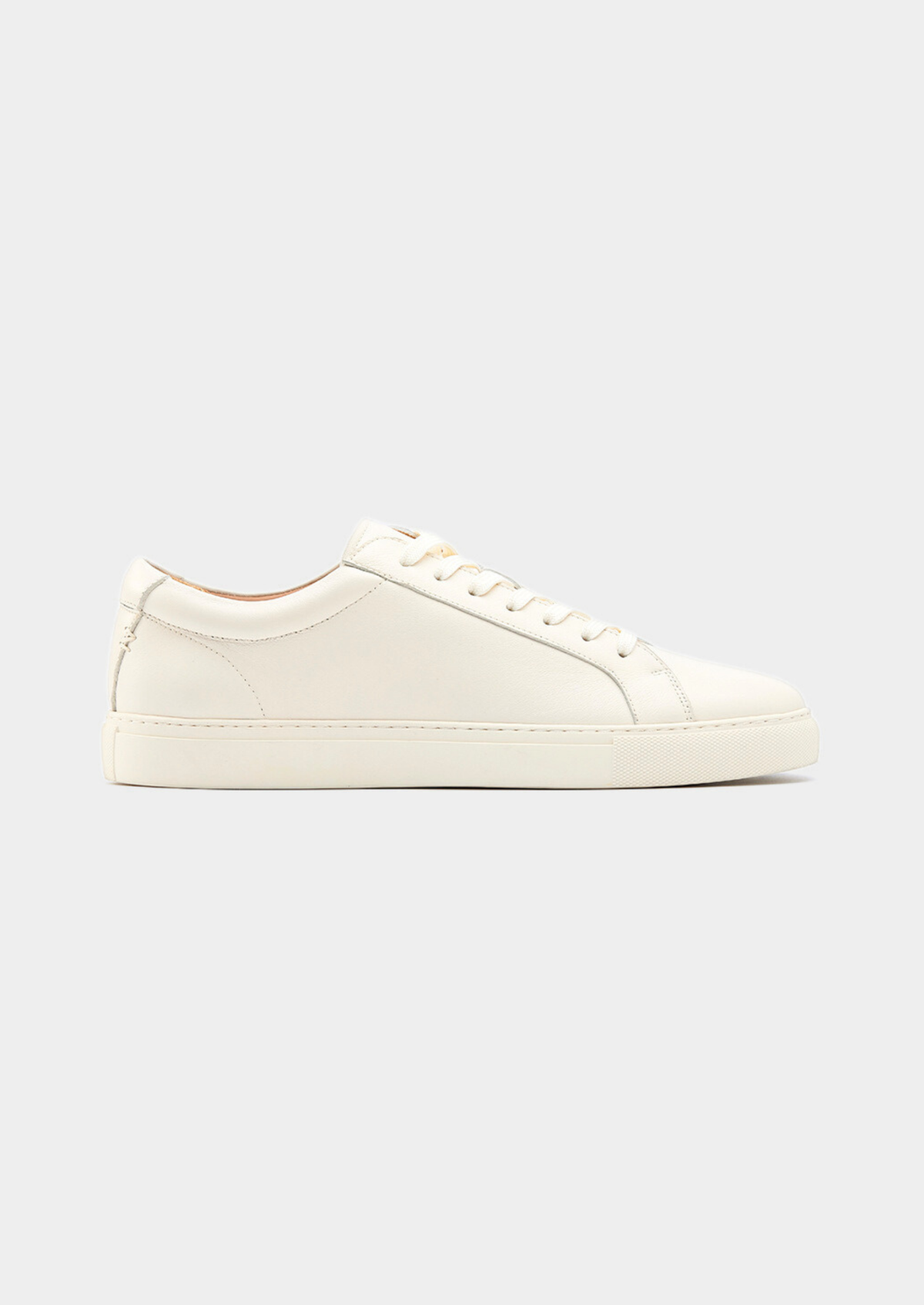 Ivory Essential Leather Sneaker | Portovelli