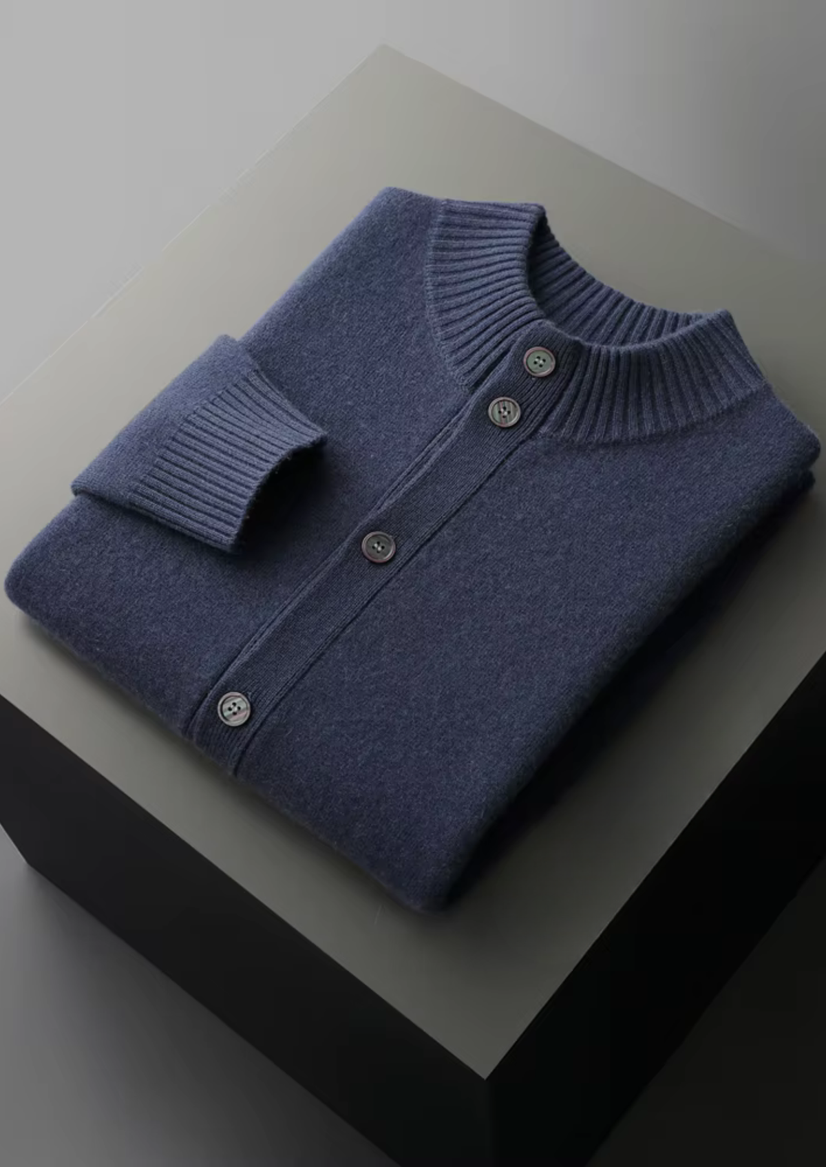 Premium Cashmere Button Cardigan | Portovelli