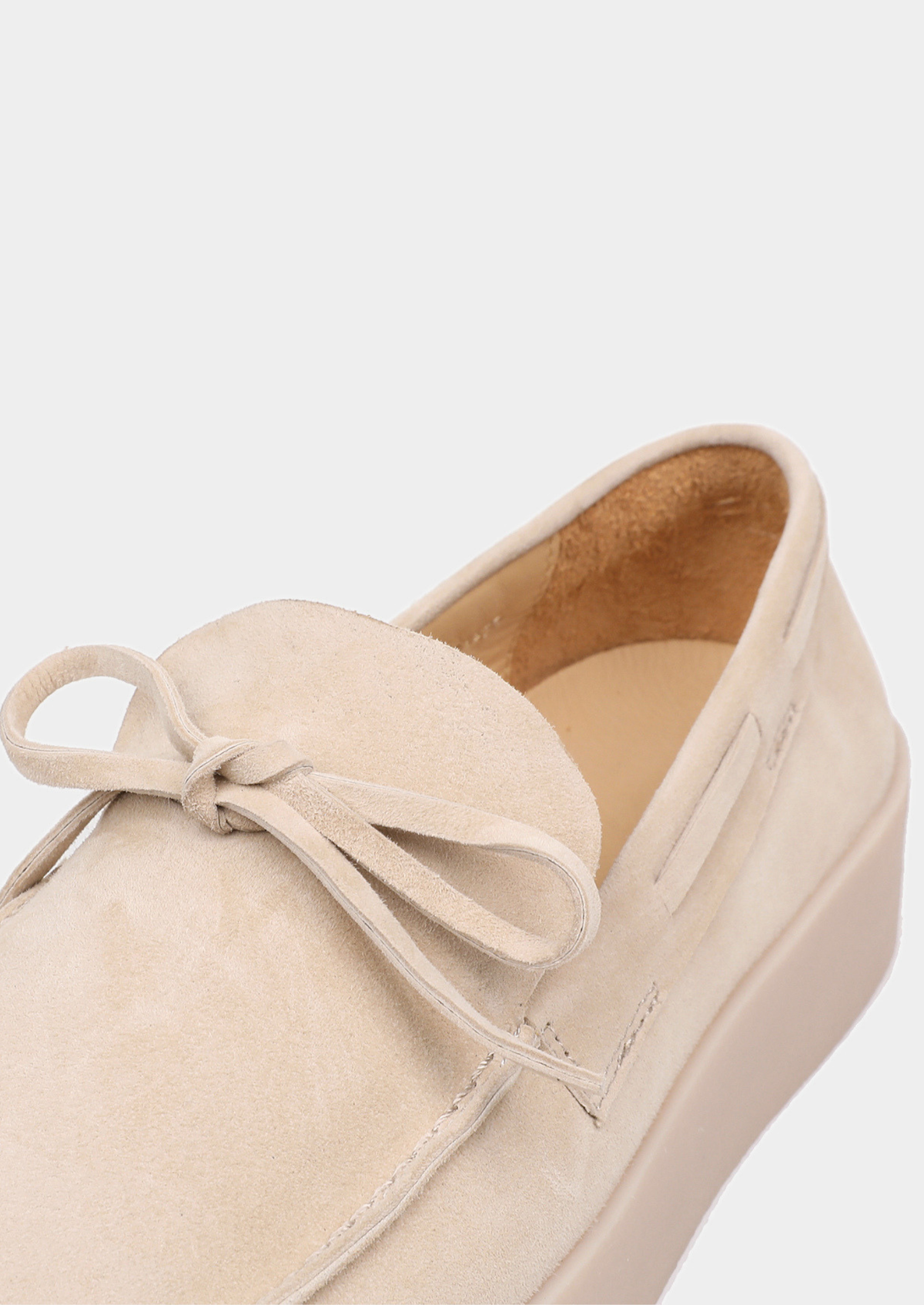 Ivory Boat Loafers | Portovelli