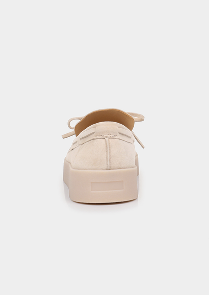 Ivory Boat Loafers | Portovelli