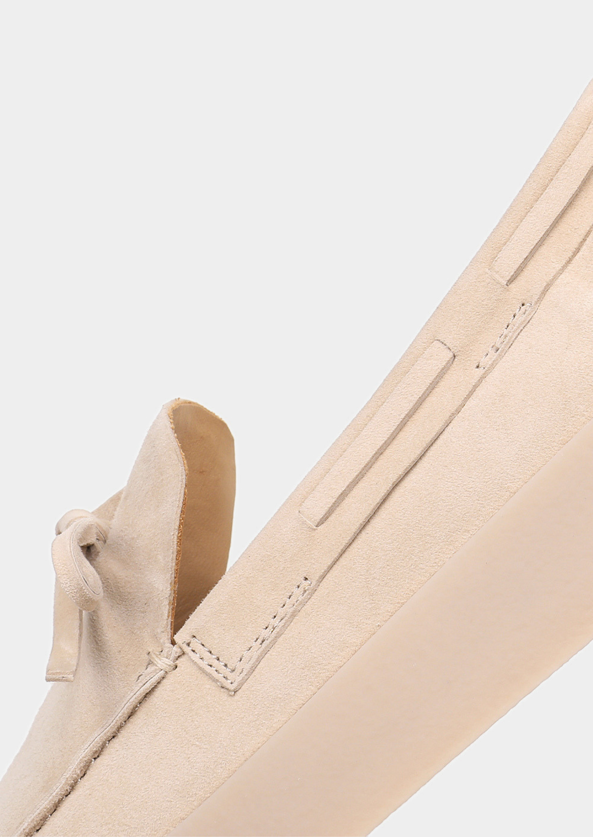 Ivory Boat Loafers | Portovelli