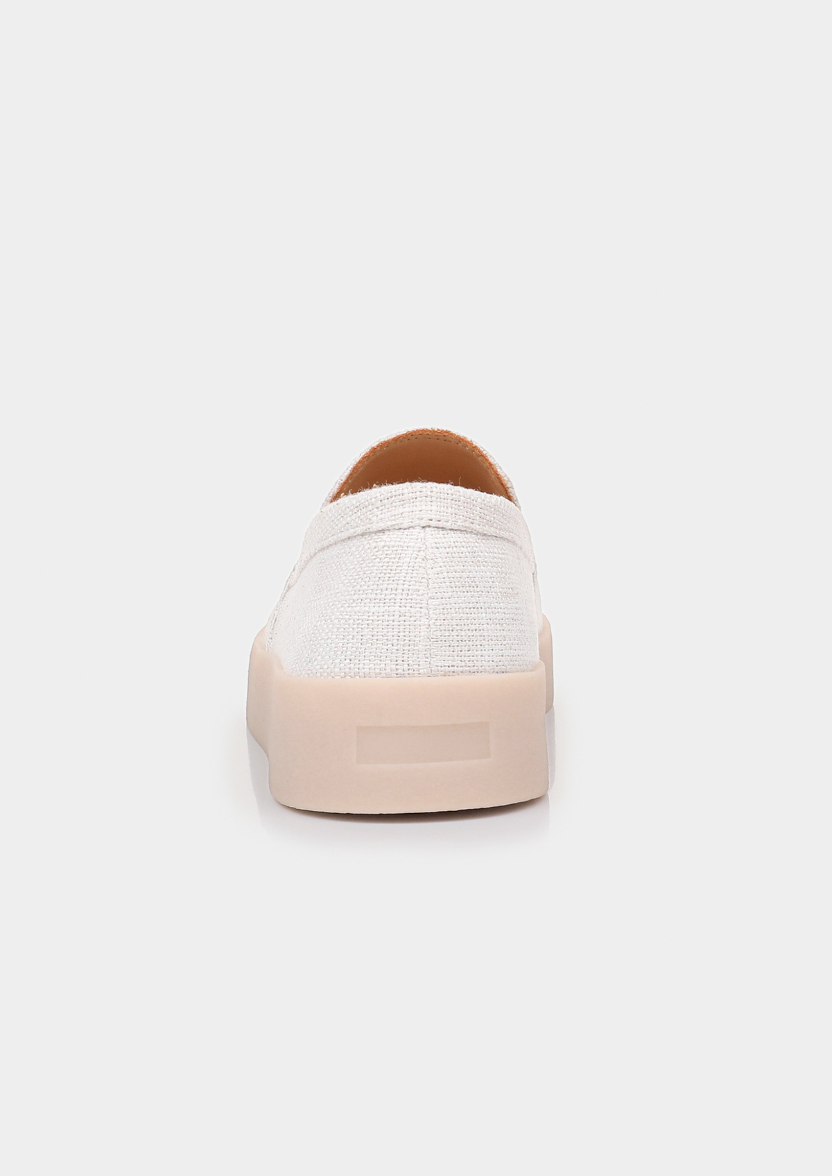 White Linen City Loafers | Portovelli