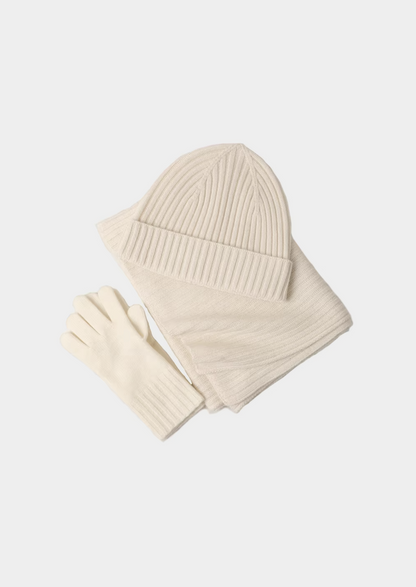 Pure Extra-Fine Merino Wool Wintertime Essentials - Ivory | Portovelli