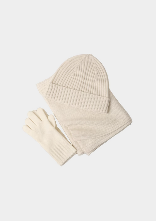 Pure Extra-Fine Merino Wool Wintertime Essentials - Ivory | Portovelli