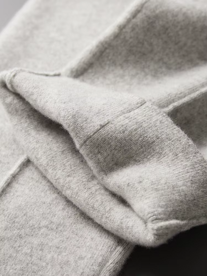 Pure Extra-Fine Merino Wool Leisure Trousers | Portovelli