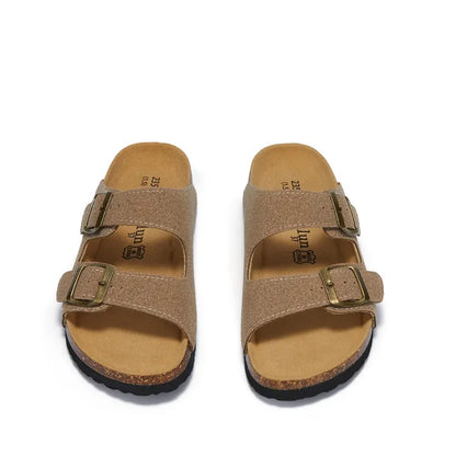 Maibulun Suede Arizona Sandals - Sand | Portovelli