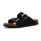 Portovelli Suede Arizona Sandals - Black