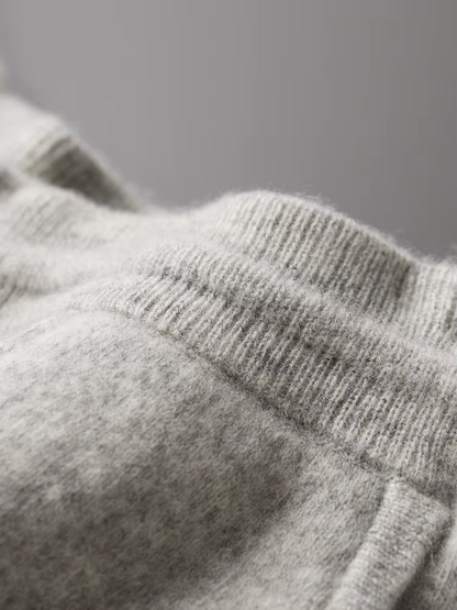 Pure Extra-Fine Merino Wool Leisure Trousers | Portovelli