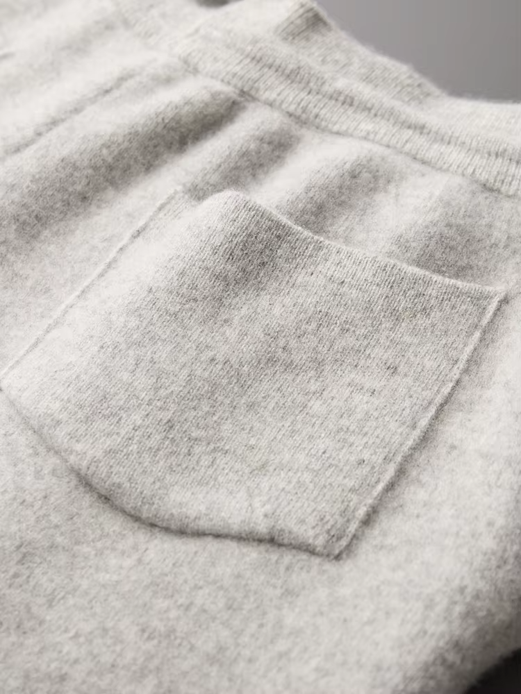 Pure Extra-Fine Merino Wool Leisure Trousers | Portovelli