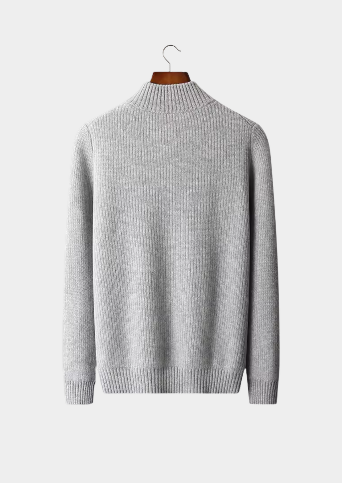 Pure Extra-Fine Merino Wool Ribbed Cardigan | Portovelli