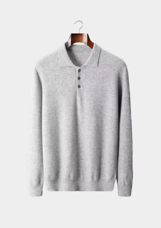 Pure Extra-Fine Merino Wool Classic Sweater Polo | Portovelli