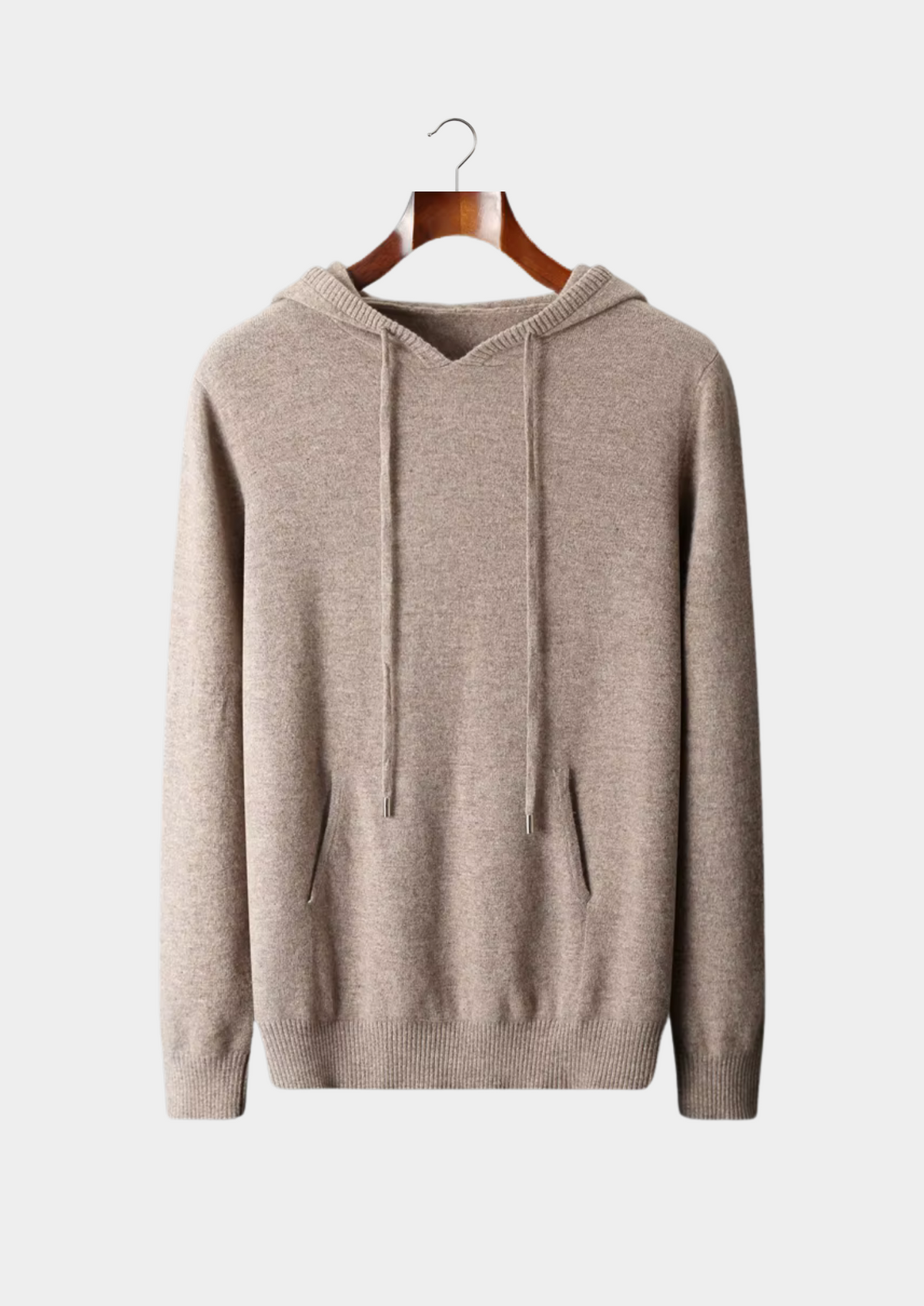 Pure Extra-Fine Merino Wool Leisure Hoodie | Portovelli