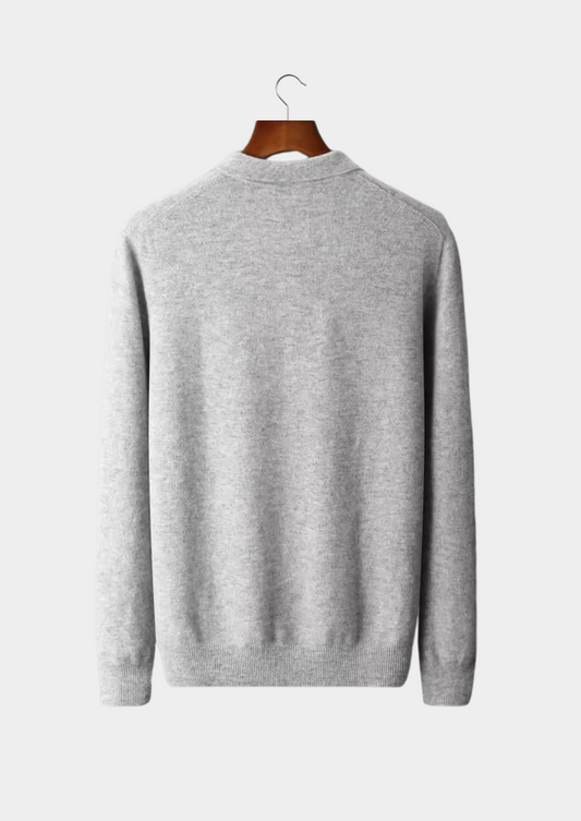 Pure Extra-Fine Merino Wool Classic Sweater Polo | Portovelli