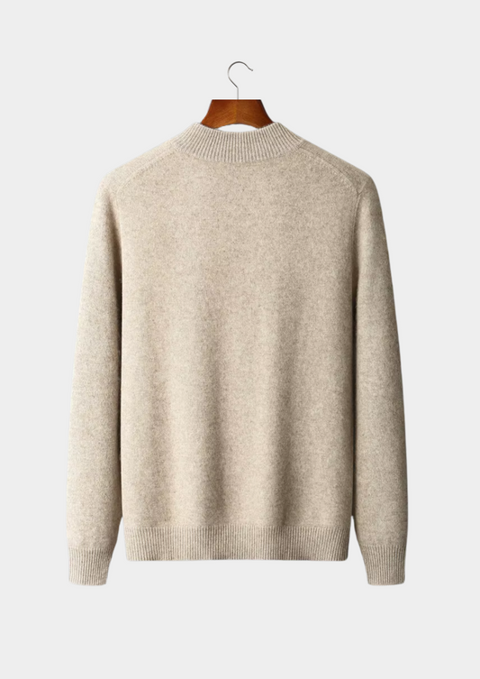 Pure Extra-Fine Merino Wool Zipper Cardigan | Portovelli