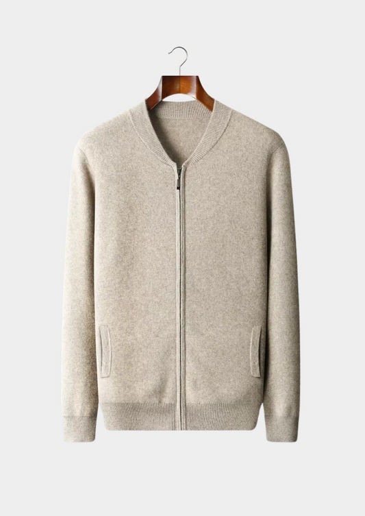 Pure Extra-Fine Merino Wool V-Neck Cardigan | Portovelli