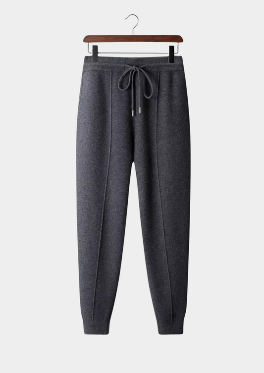 Pure Extra-Fine Merino Wool Leisure Joggers | Portovelli