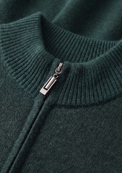 Pure Extra-Fine Merino Wool Sea Green Luzzo Set | Portovelli