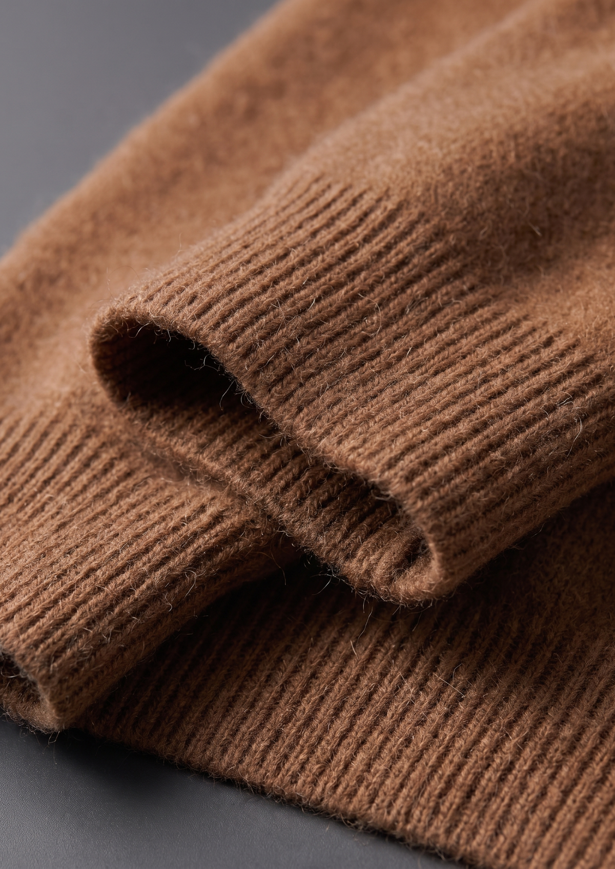 Pure Extra-Fine Merino Wool Caramel Luzzo Set | Portovelli