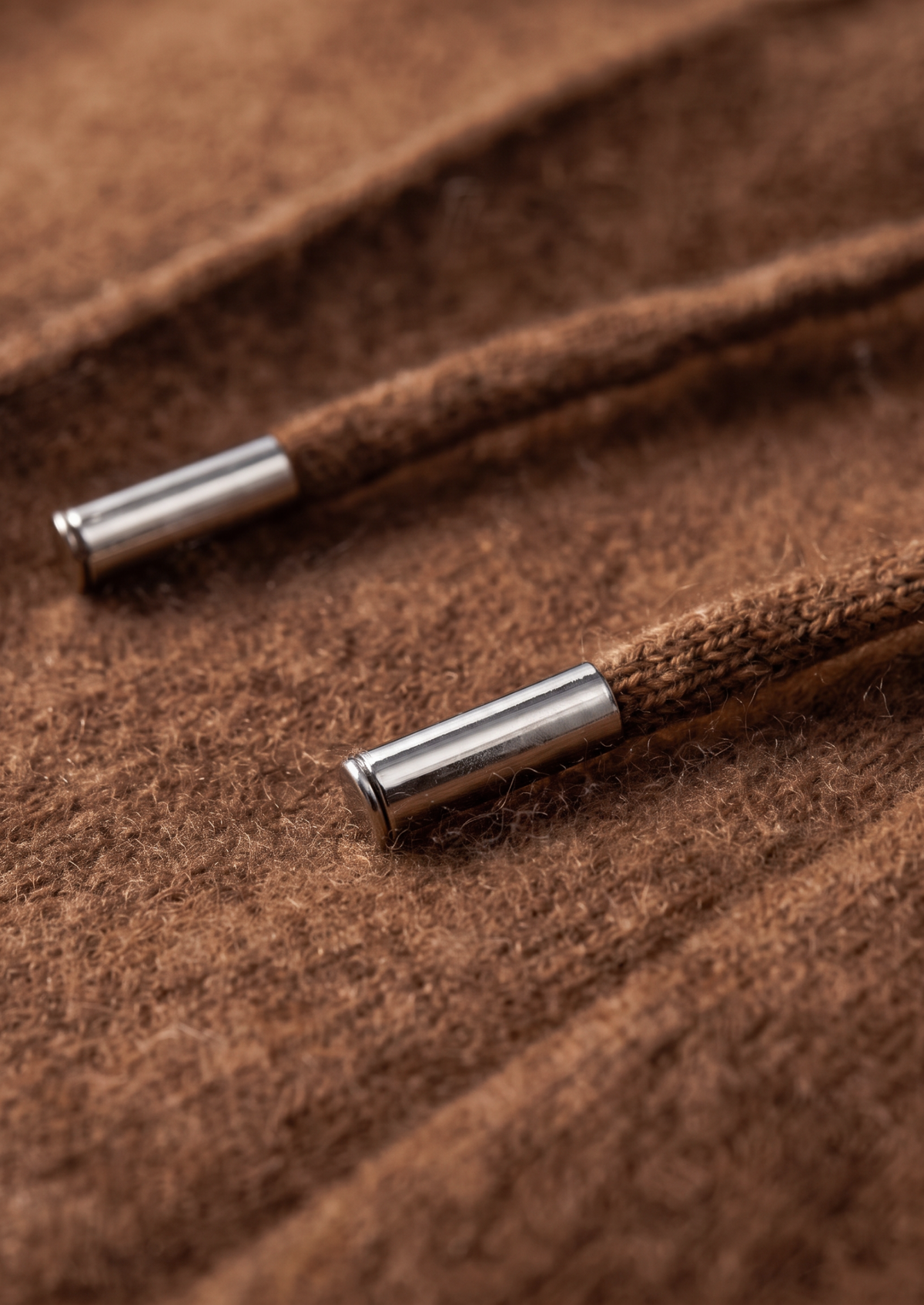 Pure Extra-Fine Merino Wool Caramel Luzzo Set | Portovelli