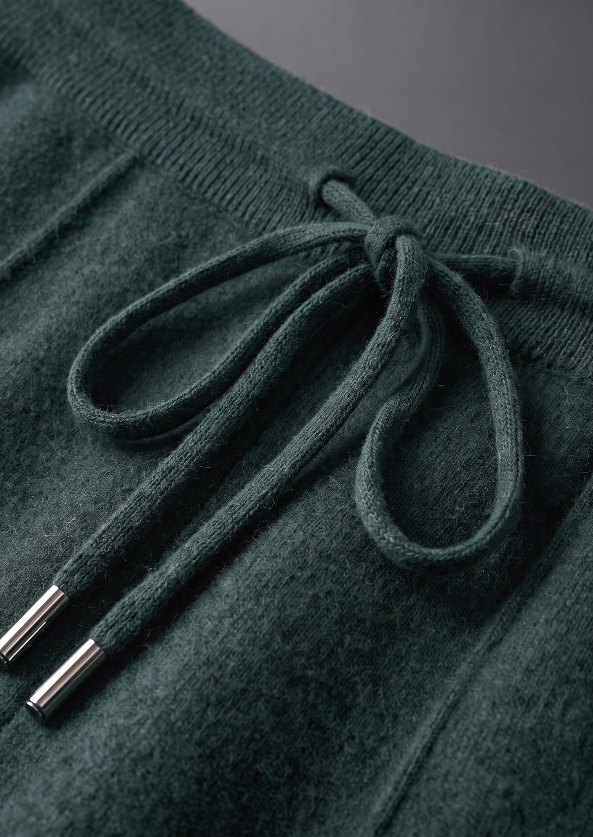 Pure Extra-Fine Merino Wool Sea Green Luzzo Set | Portovelli