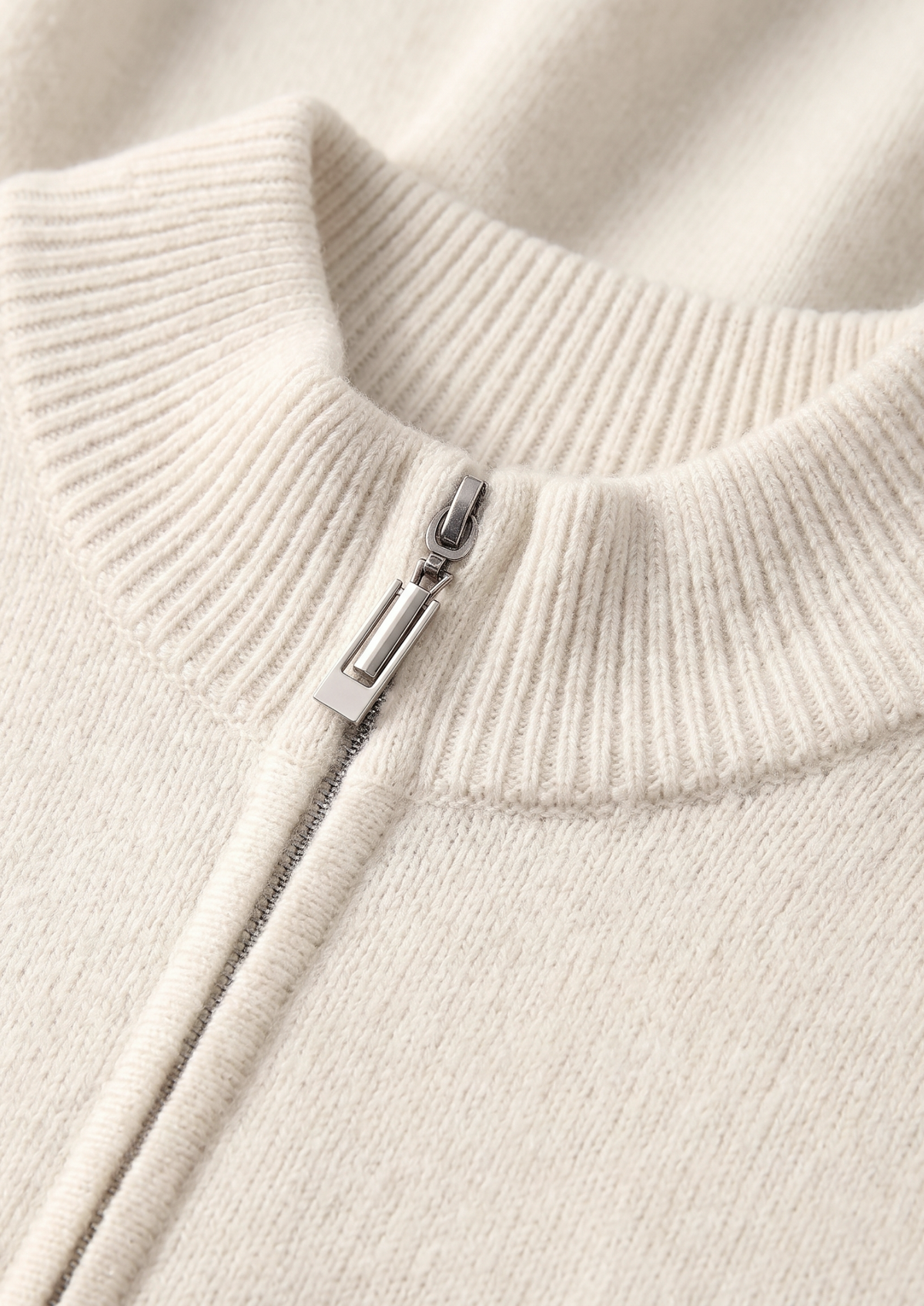 Pure Extra-Fine Merino Wool Cream White Luzzo Set | Portovelli