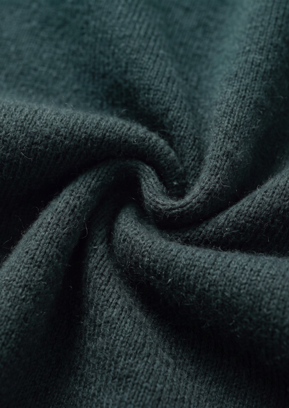 Pure Extra-Fine Merino Wool Sea Green Luzzo Set | Portovelli