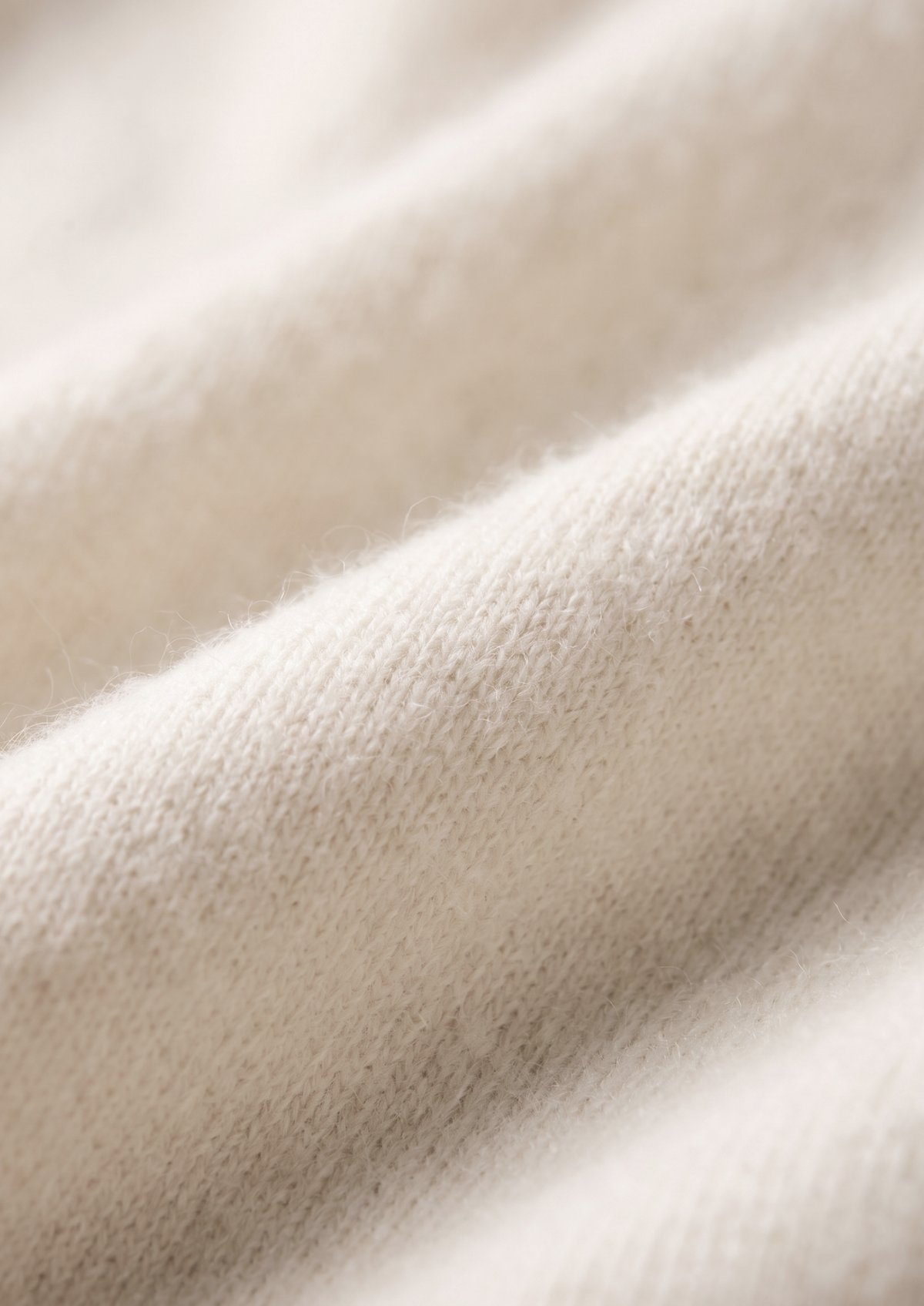 Pure Extra-Fine Merino Wool Cream White Luzzo Set | Portovelli