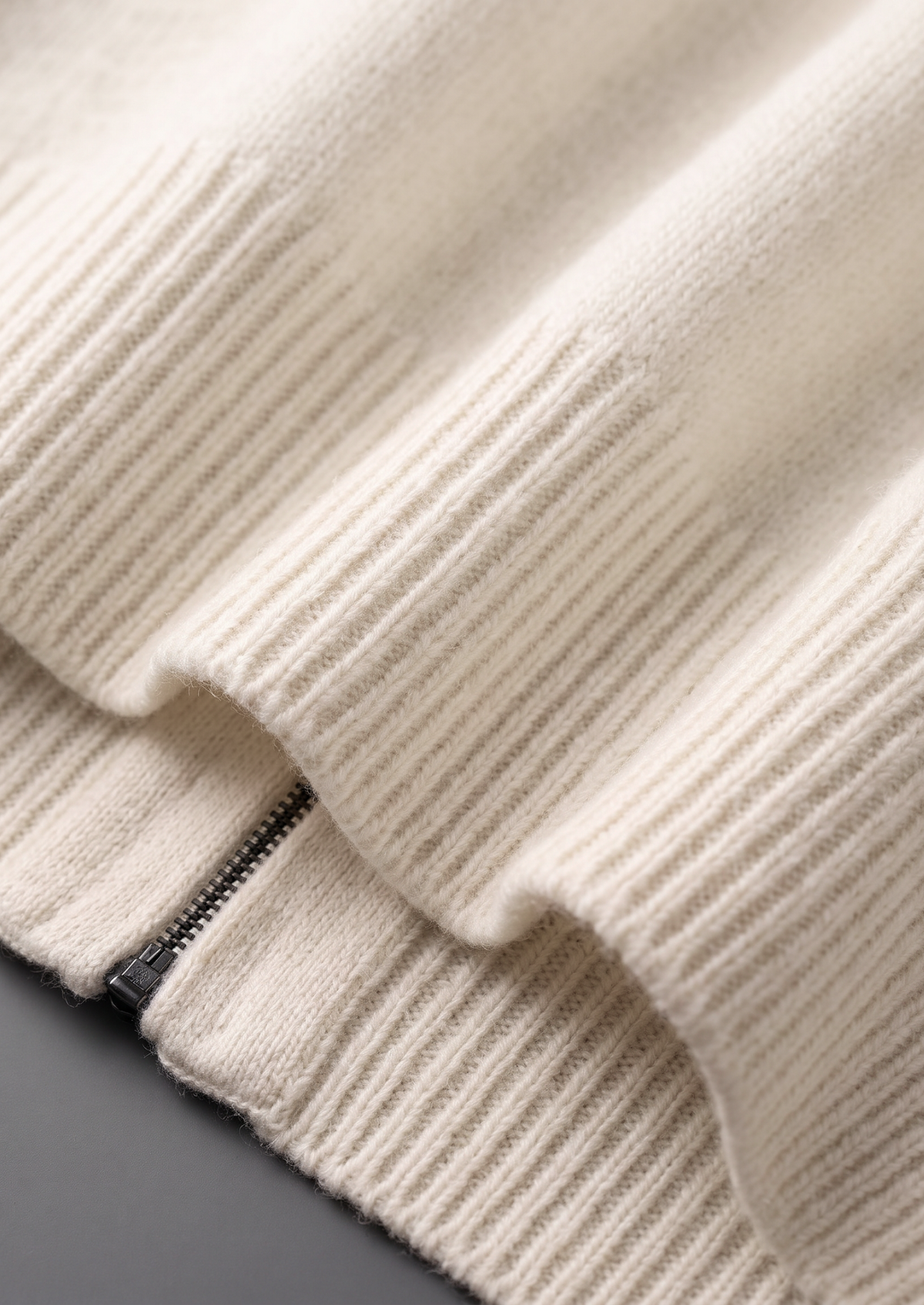 Pure Extra-Fine Merino Wool Cream White Luzzo Set | Portovelli