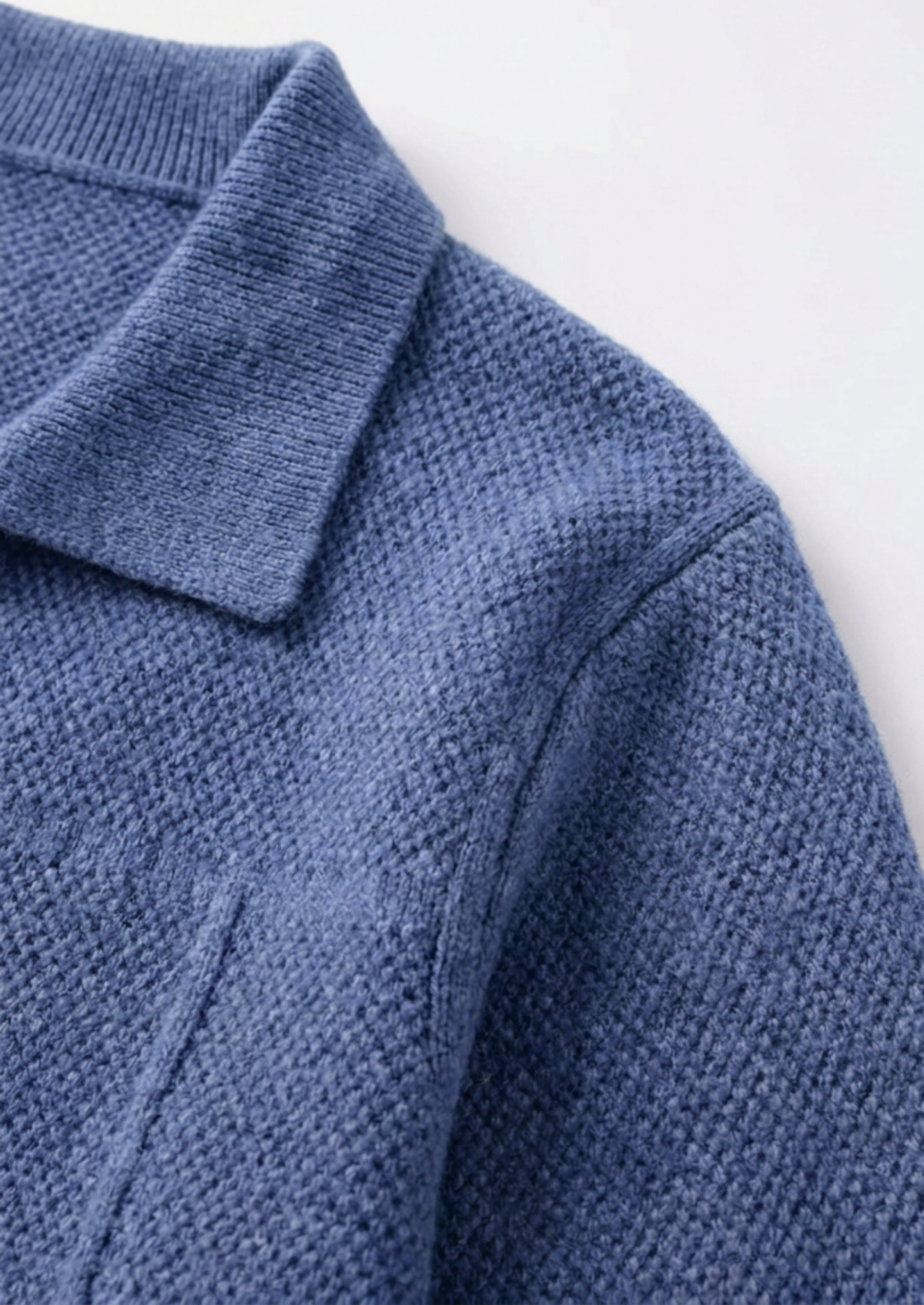 Pure Extra-Fine Merino Wool Button Overshirt | Portovelli